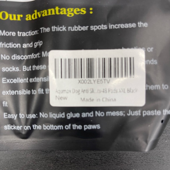 Black Dog Paw Pad Protection For dogs 60-80 lbs - Picture 7 of 7